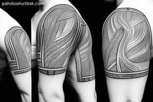 poker with lines tattoo idea