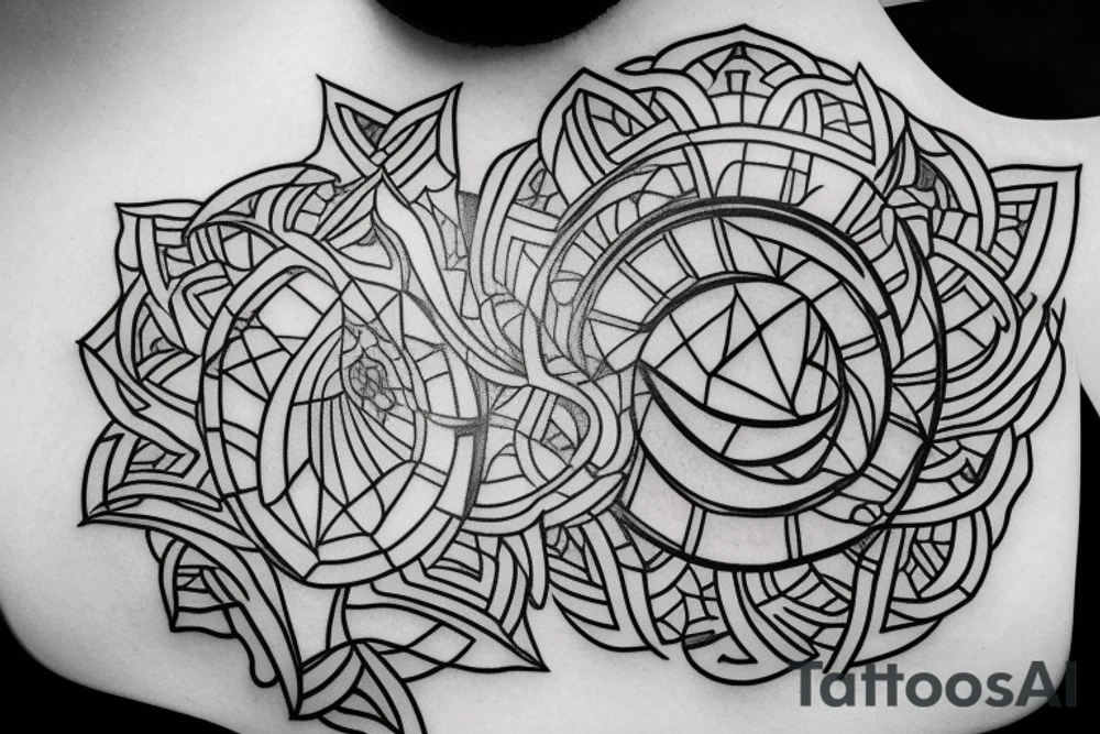 Process of stone turning into diamond tattoo idea