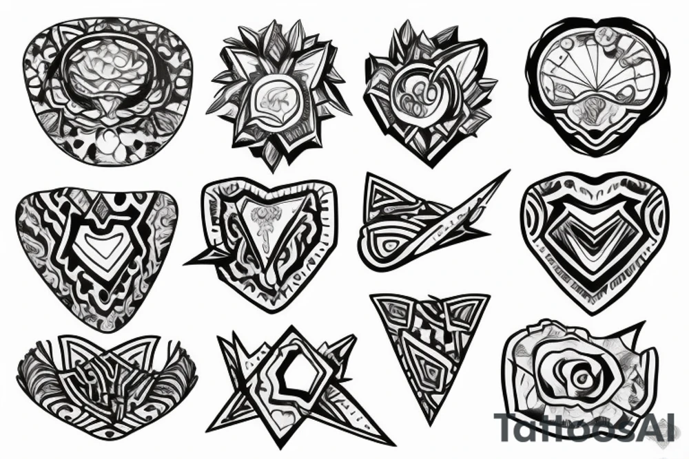 Stone to diamond tattoo idea