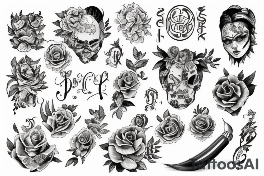 Stone tattoo idea