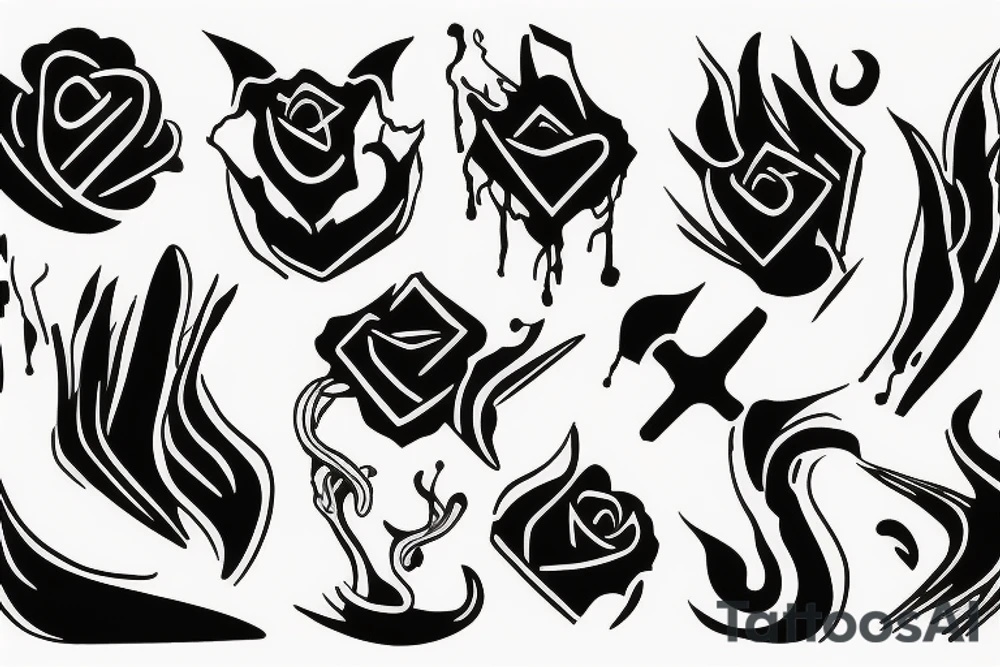Rocks tattoo idea