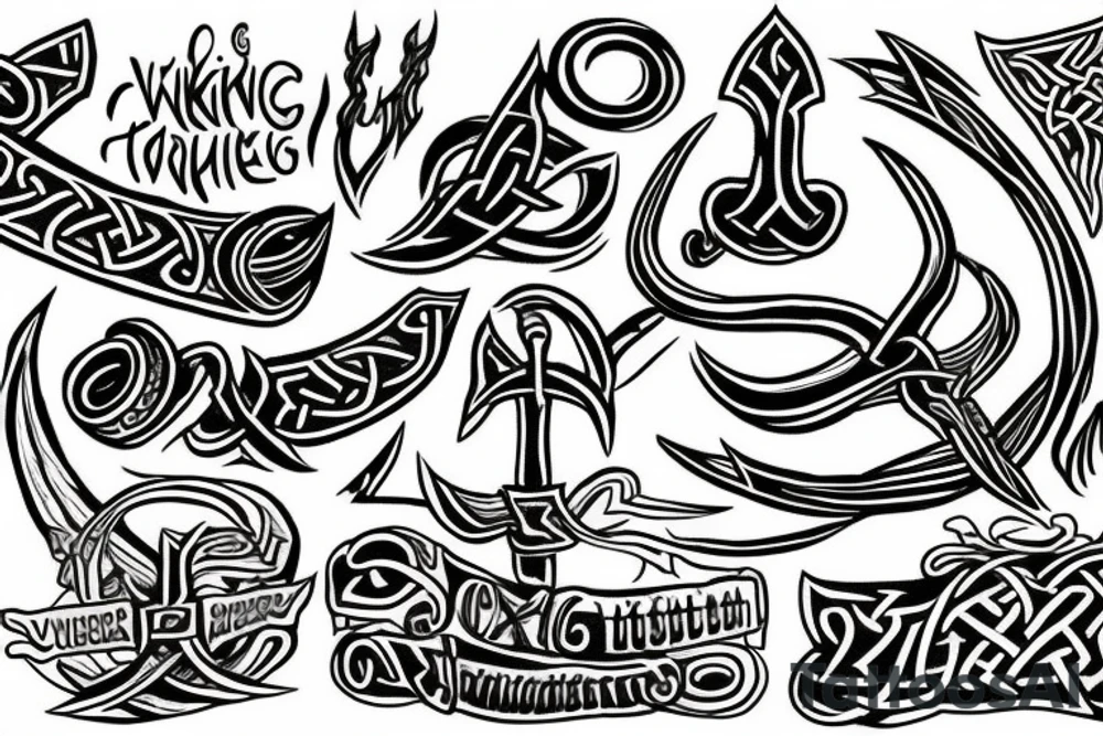 Viking rune tattoo tattoo idea