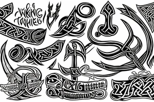 Viking rune tattoo tattoo idea