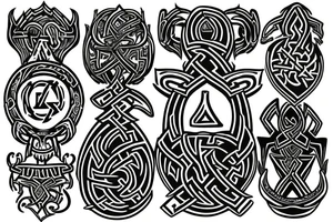 Viking rune tattoo tattoo idea