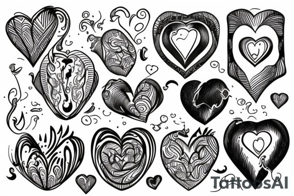 heart tattoo idea