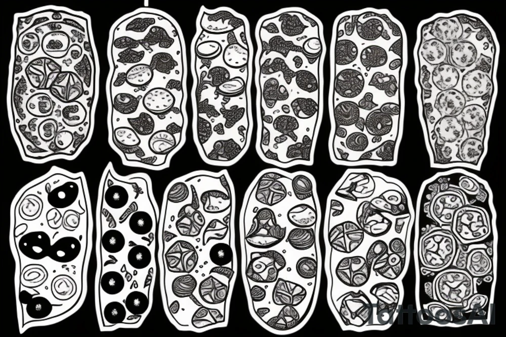 pizza tattoo idea