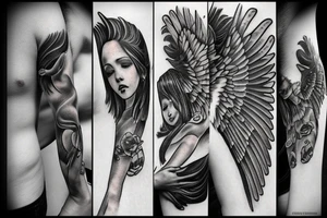 Guardian angel tattoo idea