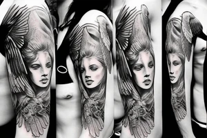 Guardian angel tattoo idea