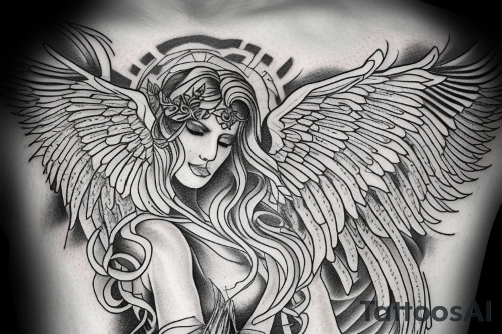 Warrior Angel tattoo idea