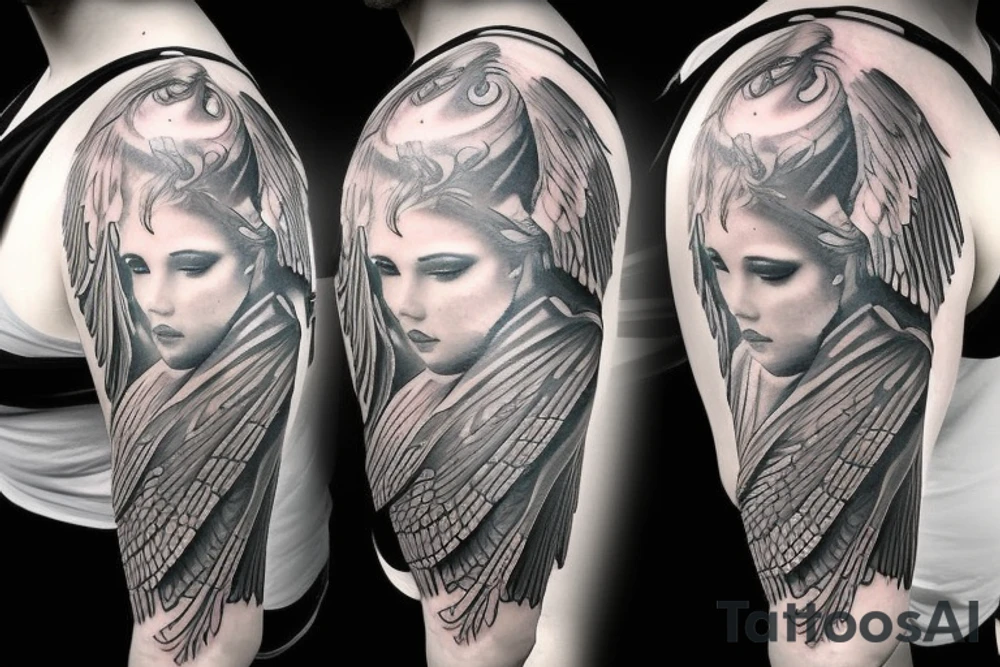 Warrior Angel tattoo idea