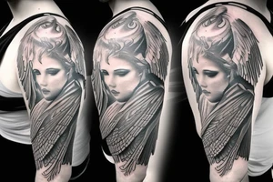 Warrior Angel tattoo idea
