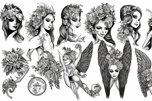 Saureil the angel tattoo idea