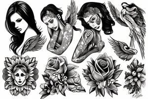 Saureil the angel tattoo idea