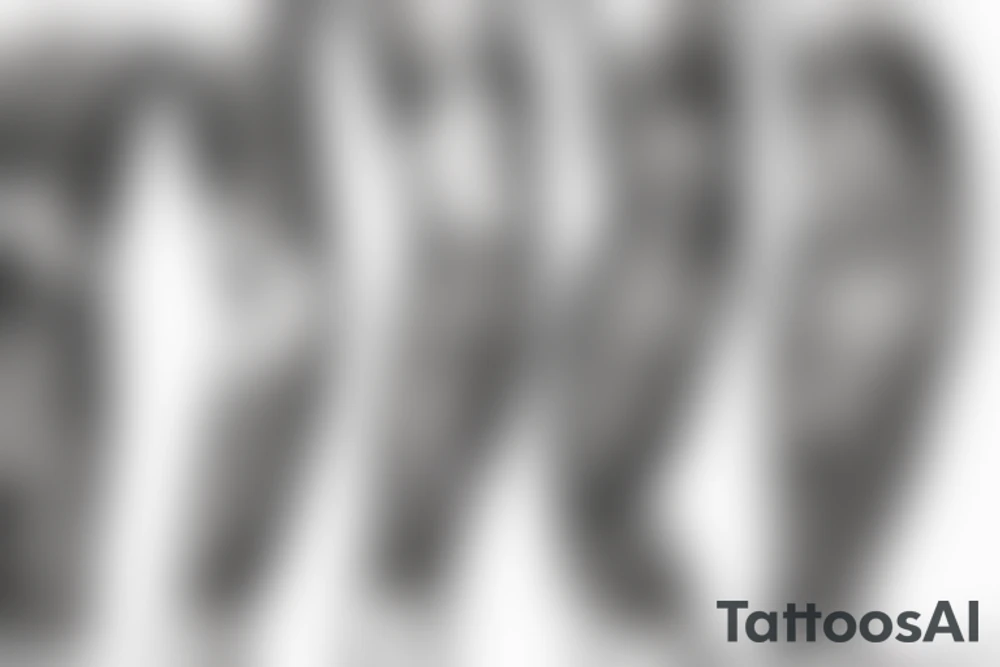 Saureil the angel male tattoo idea