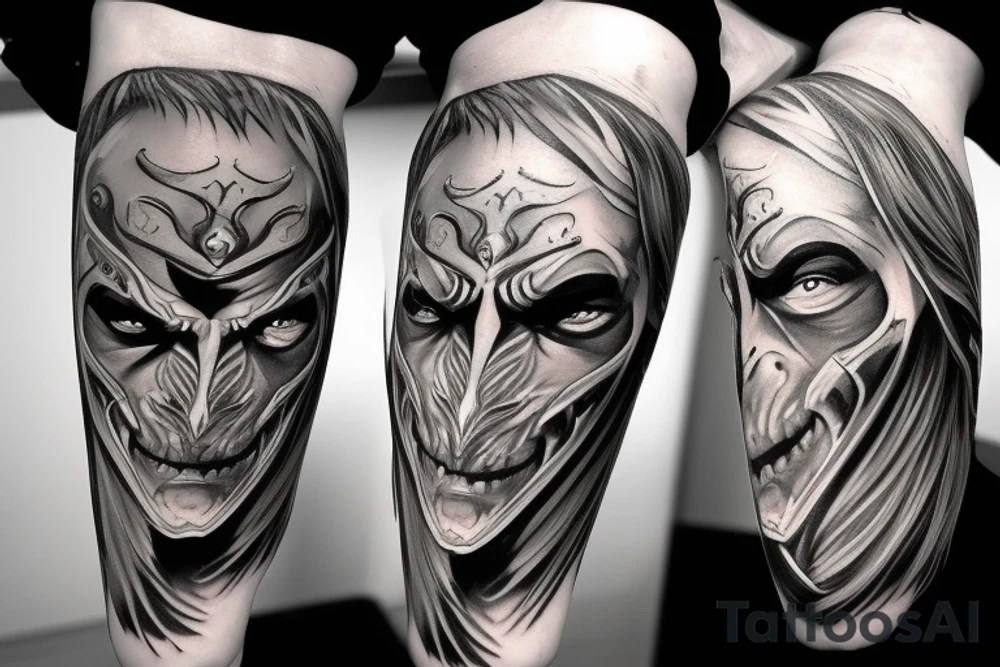 Arthas face tattoo idea