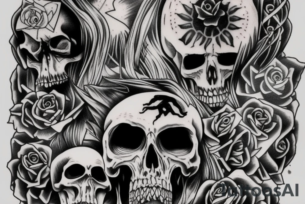 Grimreaper tattoo idea