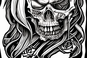 Grimreaper with a hood tattoo idea