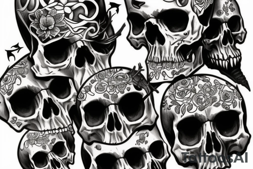 skull tattoo idea