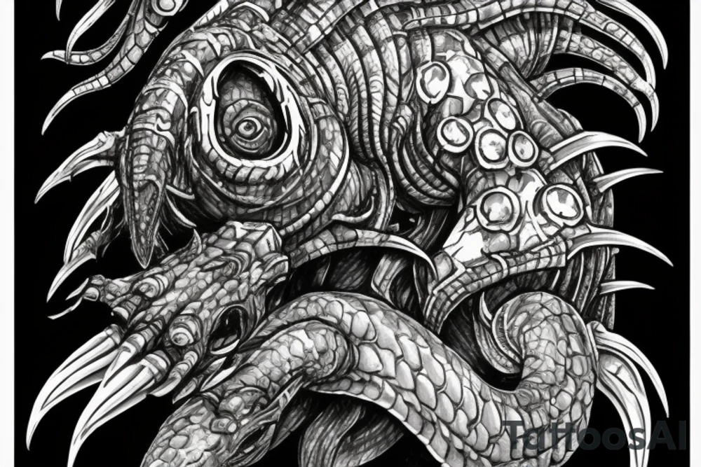 Hydralisk from starcraft 2 tattoo idea