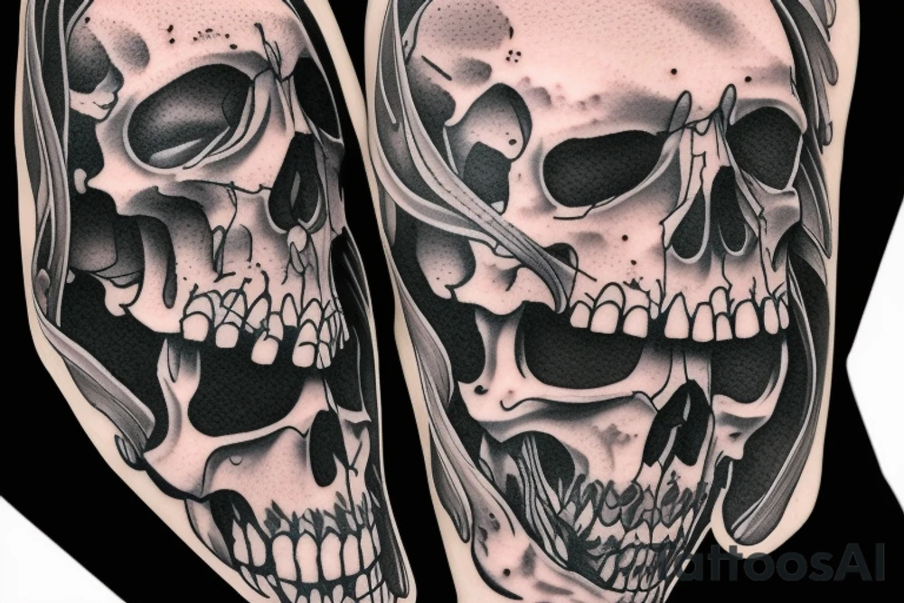 Grimreaper with hood tattoo idea