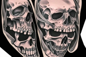 Grimreaper with hood tattoo idea
