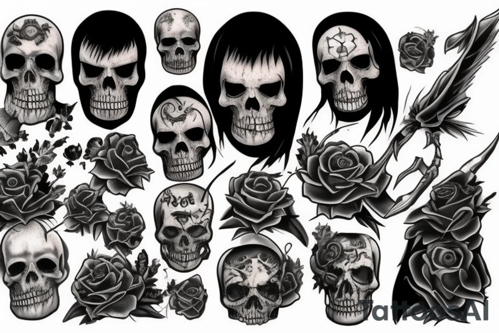 Grimreaper tattoo idea