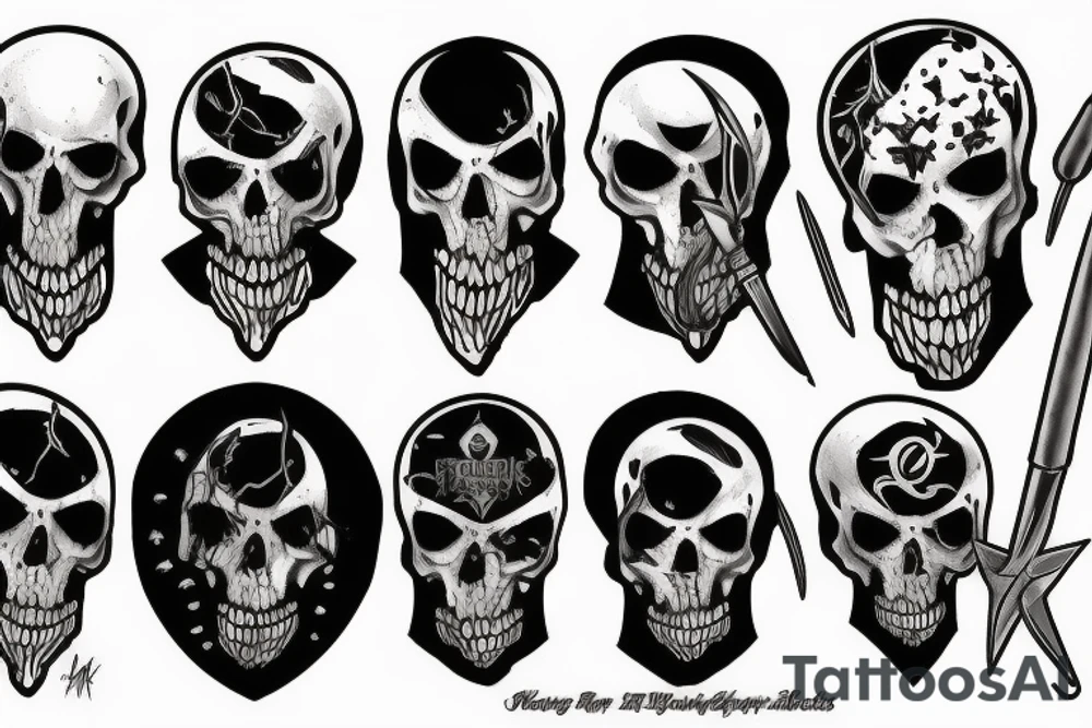Reaper knight tattoo idea