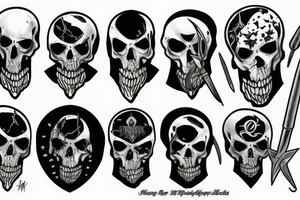 Reaper knight tattoo idea