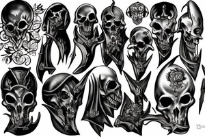 Reaper knight tattoo idea