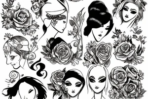 Sisters fire watee tattoo idea
