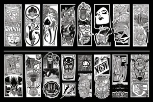 New York City gritty tattoo idea