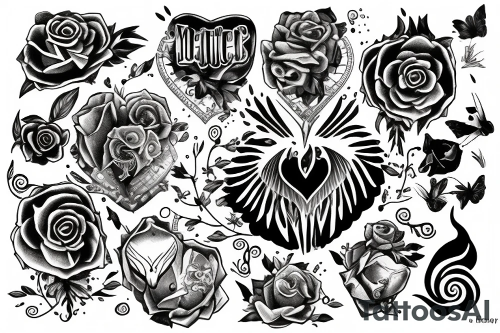 Soul mates tattoo idea
