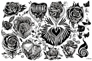 Soul mates tattoo idea