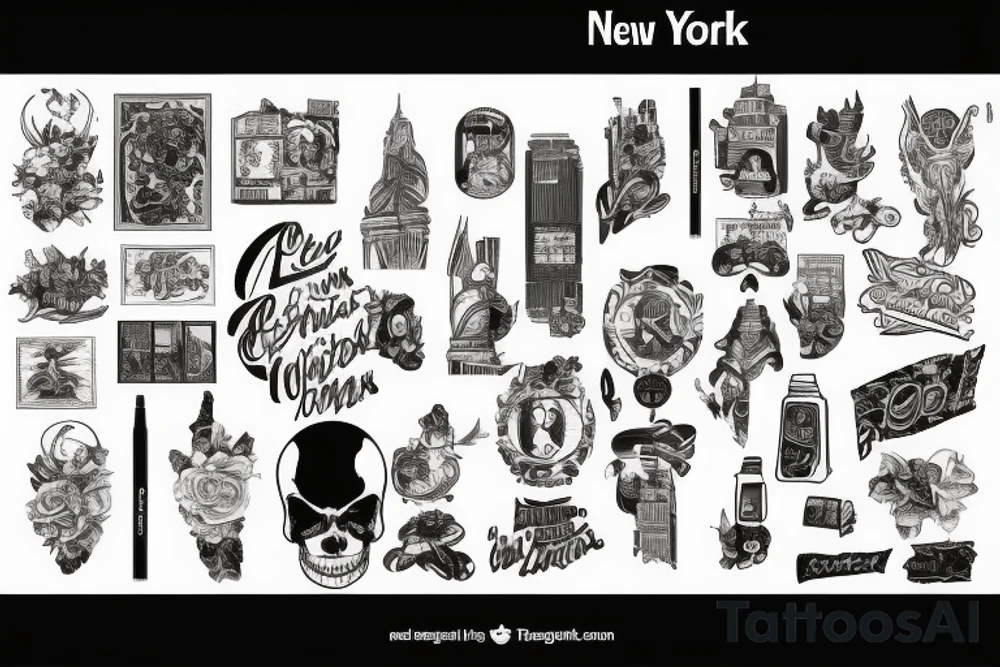 New York City tattoo idea