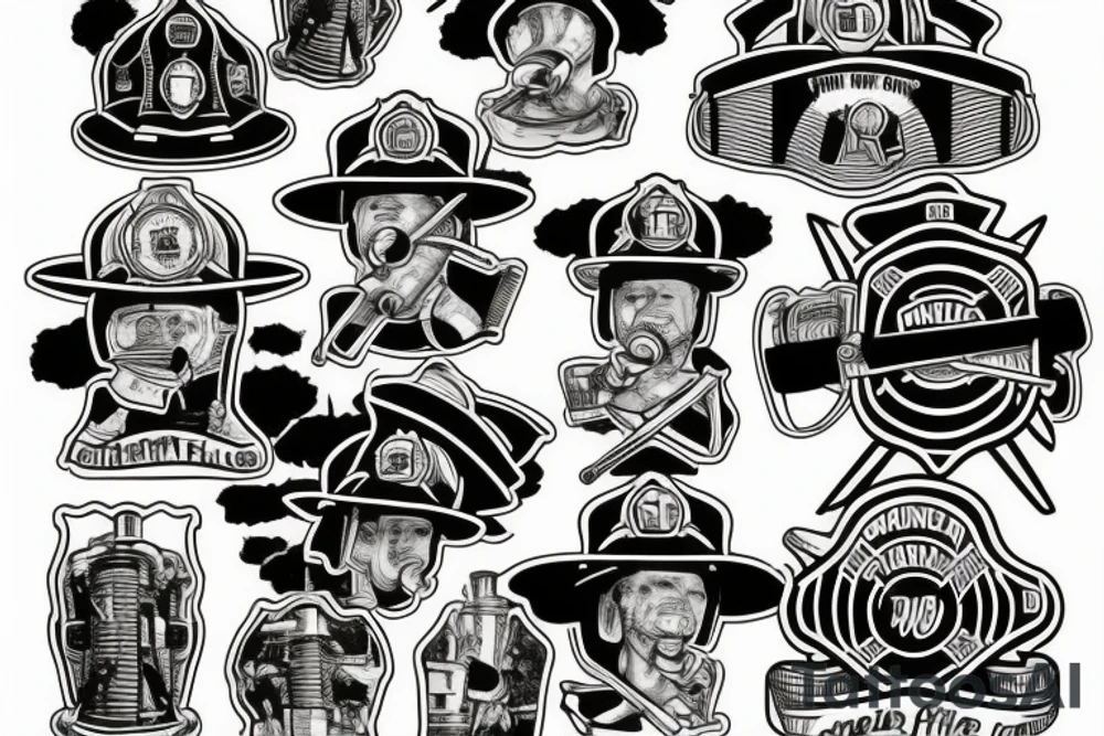 firefighter tattoo idea