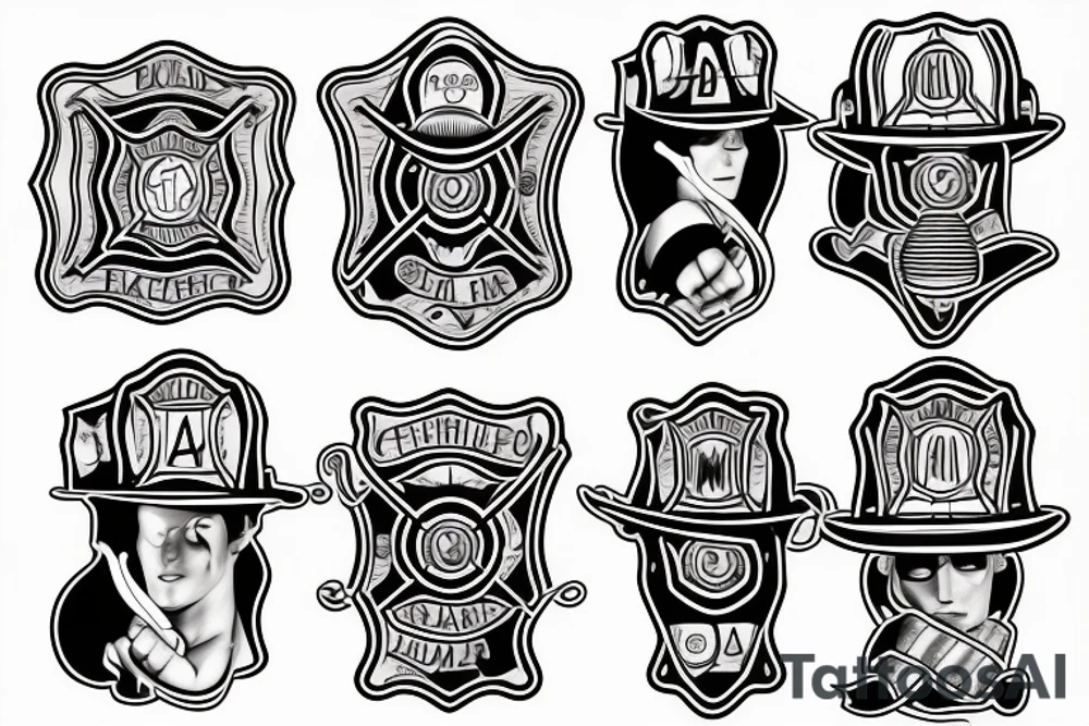 firefighter tattoo idea