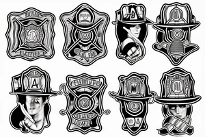 firefighter tattoo idea