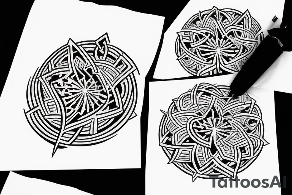 Family tattoo letter m tattoo idea