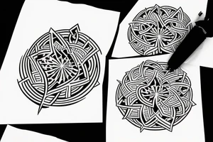 Family tattoo letter m tattoo idea