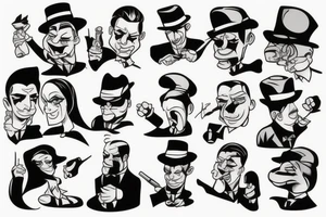 mafia tattoo idea
