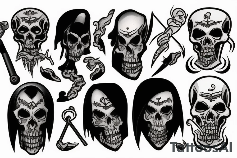 Grimreaper tattoo idea