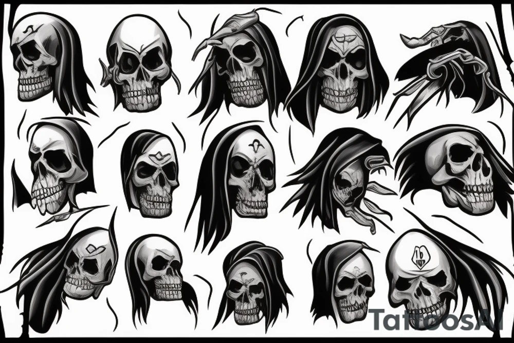 Grimreaper tattoo idea