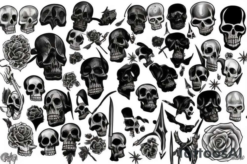Grimreaper tattoo idea