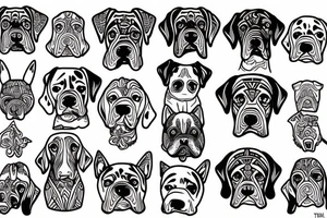 a dog tattoo idea