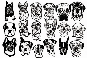 a dog tattoo idea