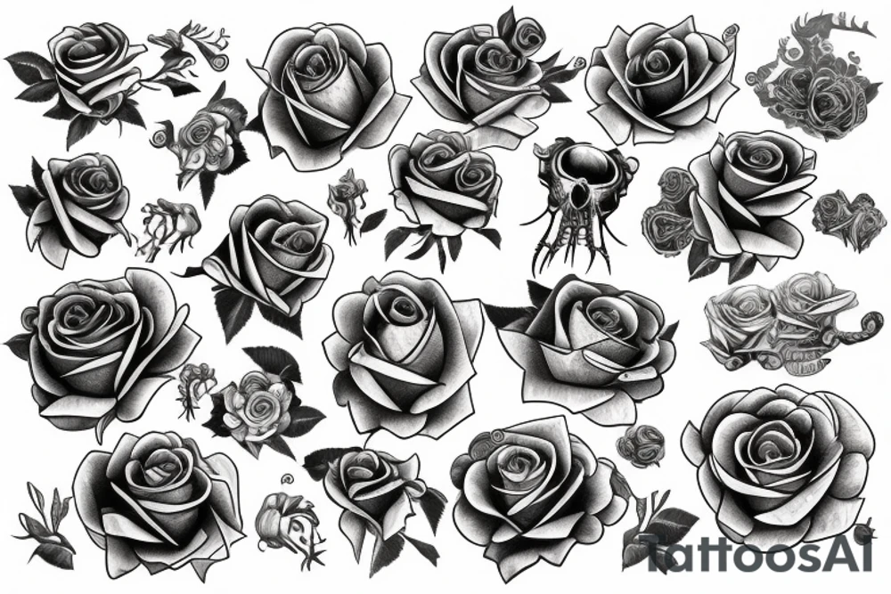 rose tatoo tattoo idea
