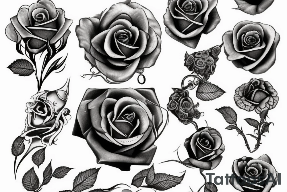 rose tatoo tattoo idea