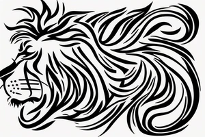 Olympic sign, lion, Ivy tattoo idea