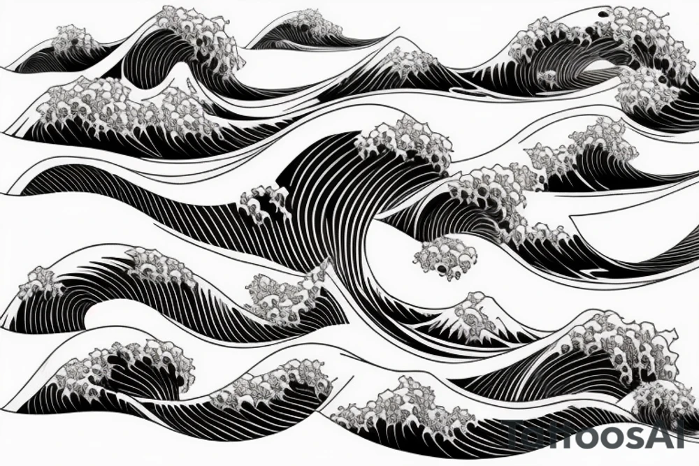 hokusai wave tattoo idea