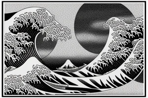 hokusai wave tattoo idea